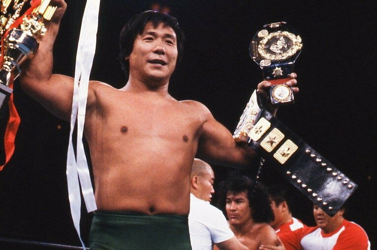 今年2月15日に亡くなったグラン浜田さんの現役時代（1982年撮影） ／ photograph by AFLO