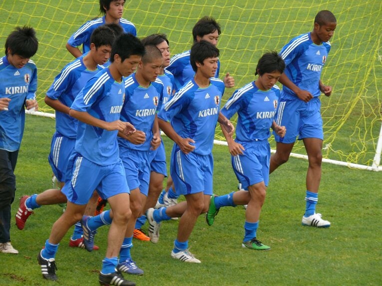 U-17日本代表時代の鈴木武蔵　©Takahito Ando