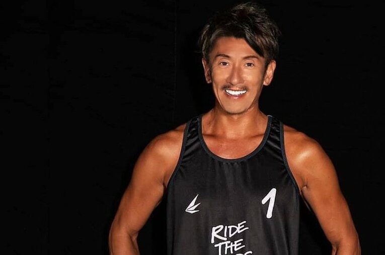 50歳にして現役選手として鍛錬を続ける西村晃一 ／ photograph by Koichi Nishimura