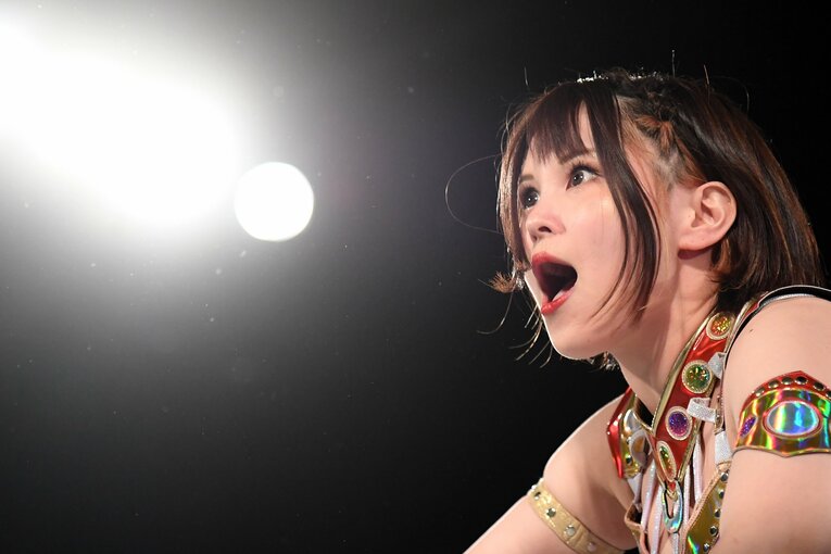 高橋奈七永との「パッション注入マッチ」に臨む月山和香