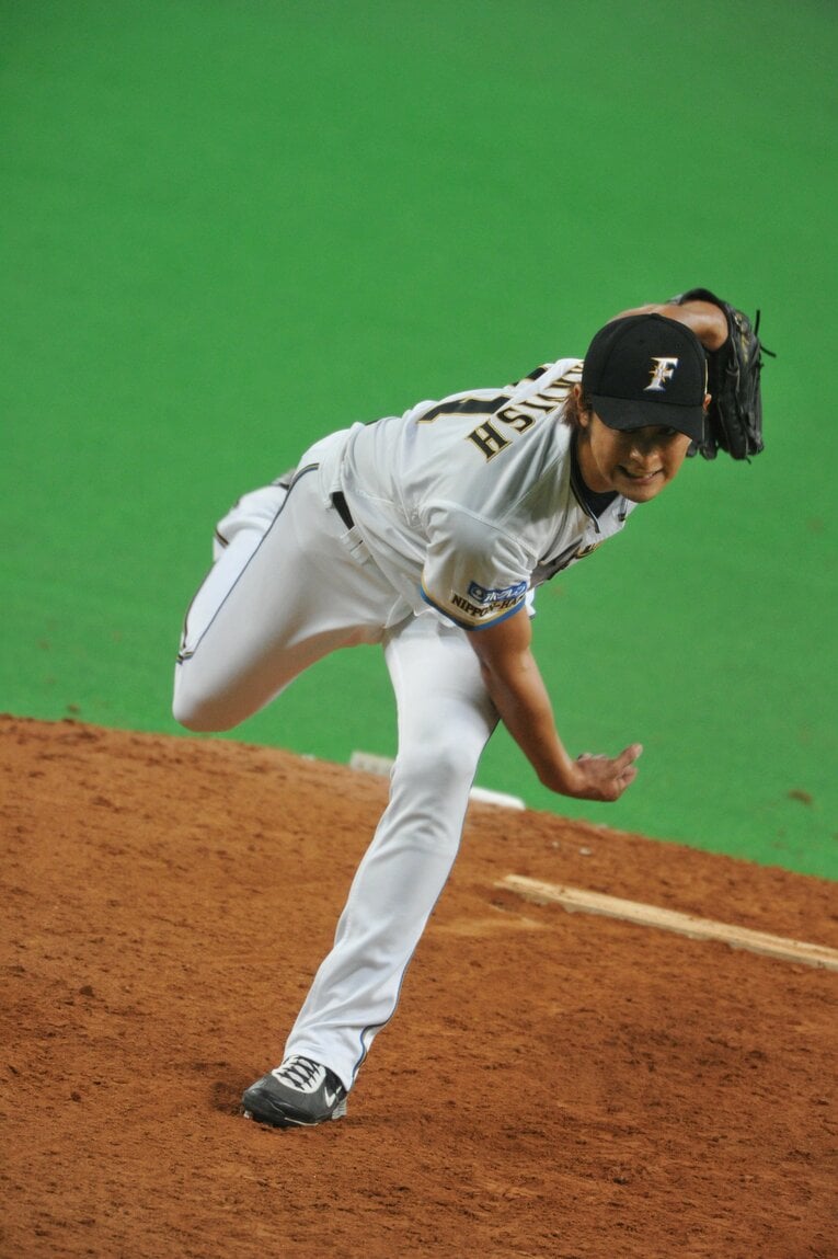 2009年日本シリーズでのダルビッシュ　©Naoya Sanuki