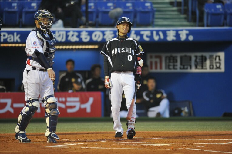 阪神時代の大和（2012年）©Hideki Sugiyama
