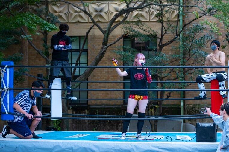 慶應プロレス研究会“唯一の女子学生レスラー”無村架純が“男子相手”に闘う理由「木村花さんみたいに」《特別フォトインタビュー》(83)