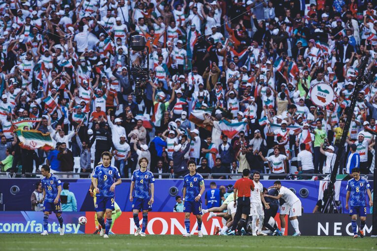 アジアカップ準々決勝でイランに敗れた日本　©︎Kiichi Matsumoto