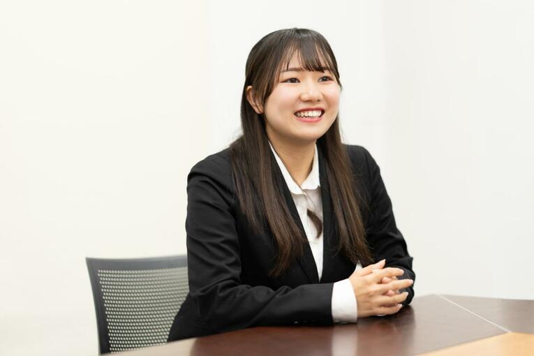 父の影響で、小さい頃から箱根駅伝が好きだったと語った長束文さん　©Shiro Miyake