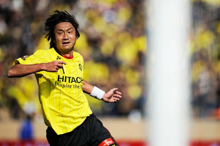 柏レイソル時代の北嶋秀朗。2011年、クラブ史上初のリーグ優勝に貢献した　©Toshiya Kondo