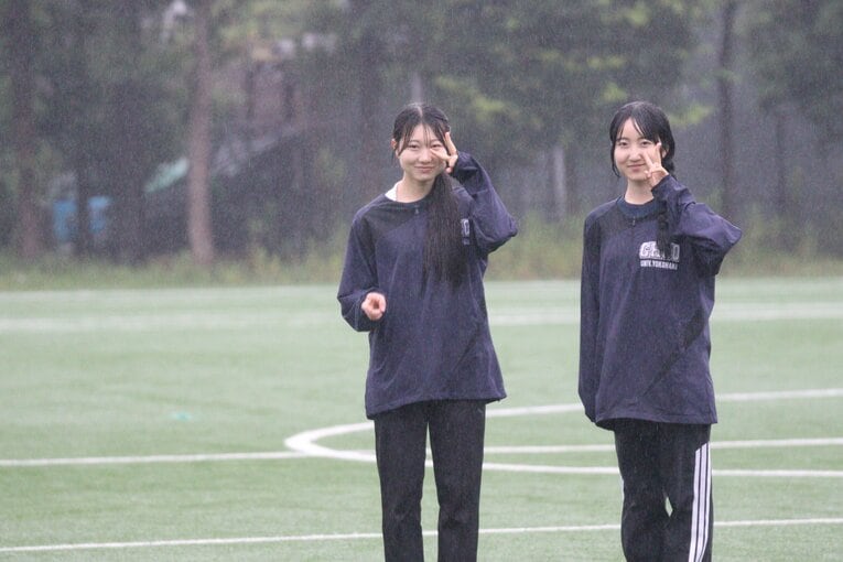 【中大横浜】練習の様子　©Yuki Kashimoto