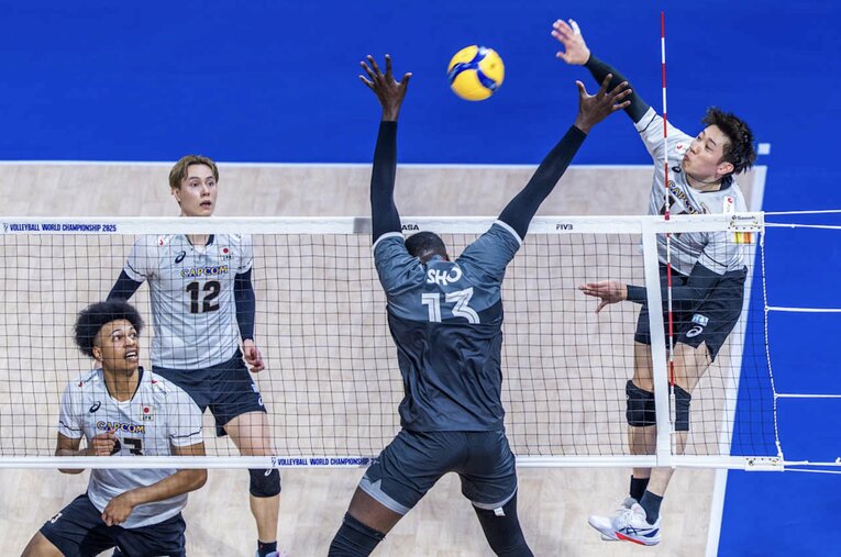 バレーボール世界選手権・カナダ戦　©︎Volleyball World