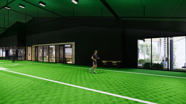 外観イメージ　（設計イメージ=菊池雄星氏提供）