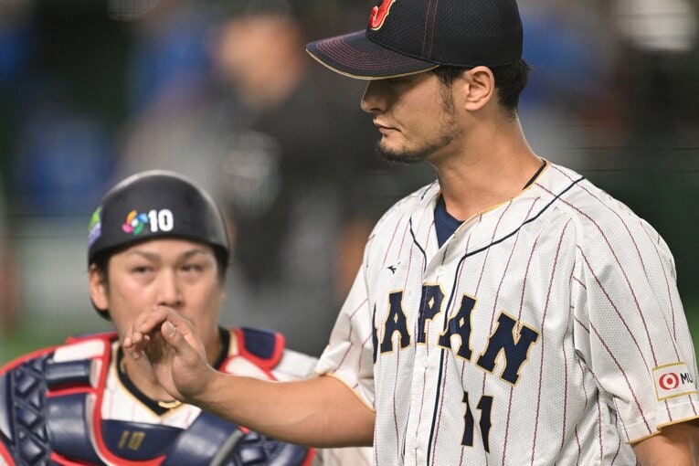 イタリア戦でマウンドに上ったダルビッシュ　©Naoya Sanuki