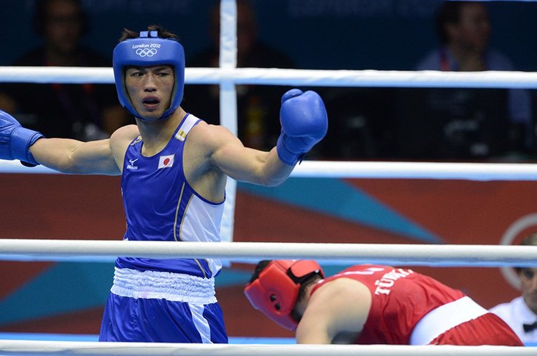 ロンドン五輪の村田諒太 ／ photograph by JMPA