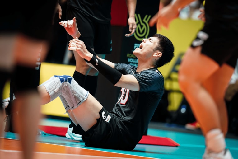 高橋健太郎（パリ五輪予選トルコ戦）©︎FIVB