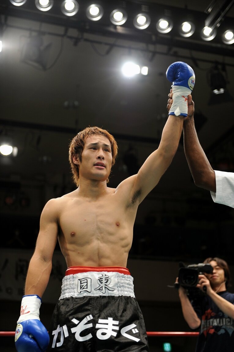 2009年8月、ライト級日本王者になった近藤明広。その4年後、ジムに“引退届”を出されてしまう　©AFLO