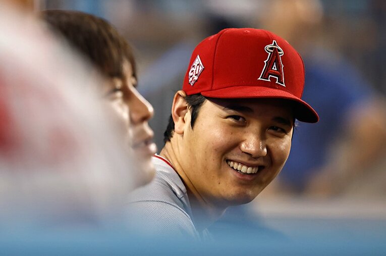 ここ1カ月は投手としての抜群の安定感が目立つ大谷翔平。シーズンMVP獲得もすでに“確定事項”なのかもしれない ／ photograph by Getty Images