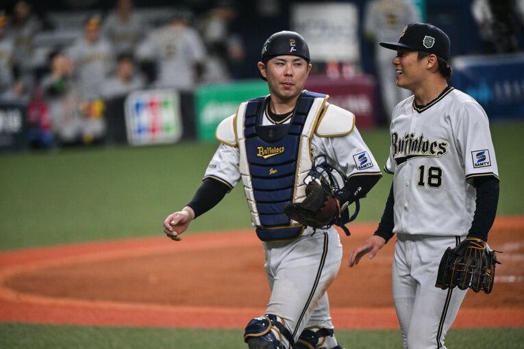 山本由伸とのコンビネーションはもう見られないが、新シーズンもオリックス投手陣を頼もしく引っ張る　©︎Nanae Suzuki
