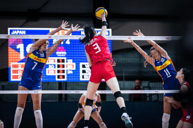 古賀紗理那（2022年ネーションズリーグ）　©︎FIVB