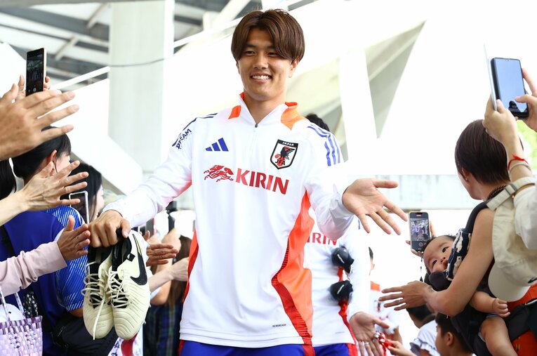 オランダリーグでの活躍が認められ、日本代表に復帰した小川航基。先日のミャンマー戦ではスタメン起用に応える2ゴールをマークした ／ photograph by JFA/AFLO