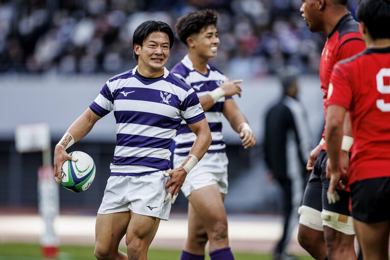 明治大SH飯沼蓮（2022年1月）©︎Kiichi Matsumoto