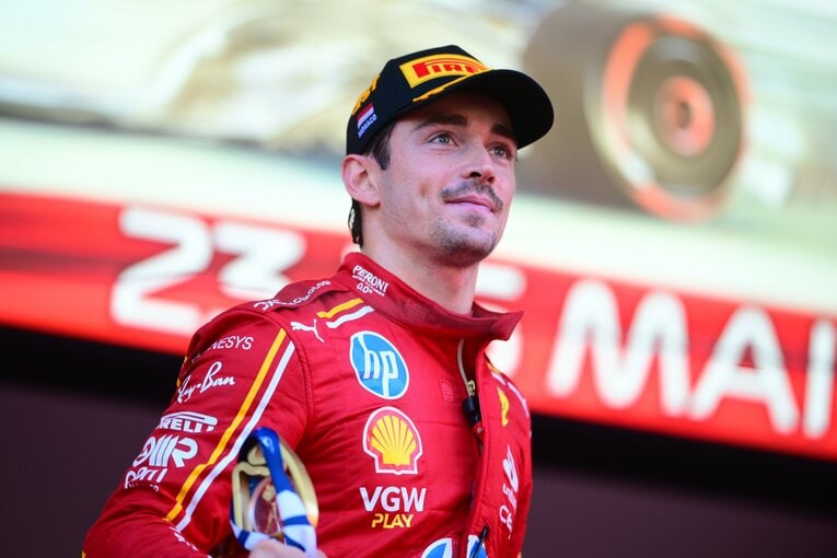 現在、ランキング2位につけるルクレール。モナコで今季初勝利を挙げ、トップのフェルスタッペンとの差は31ポイントとなった　©Getty Images