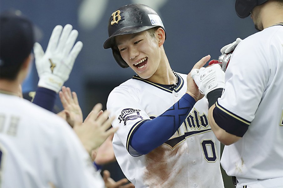 オリックスの新切り込み隊長!走攻守3拍子そろう西浦颯大の熱さ。<Number Web> photograph by Kyodo News