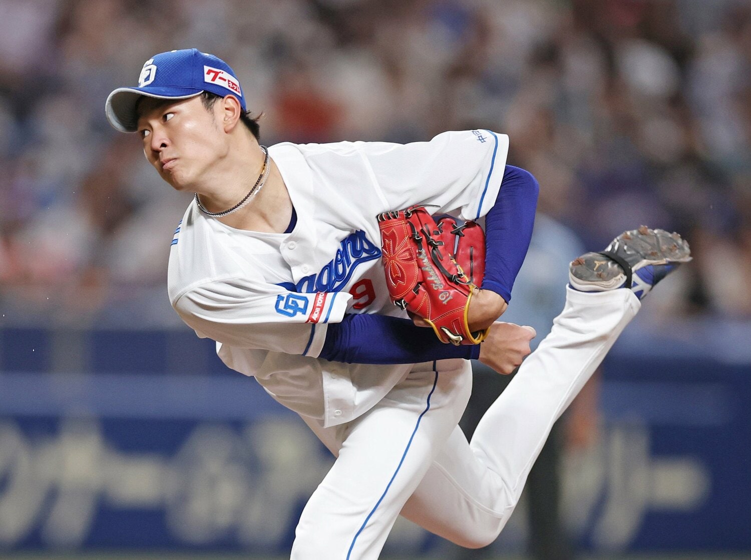 ロッテ戦で完封勝利するなど自責点0だった　©JIJI PRESS