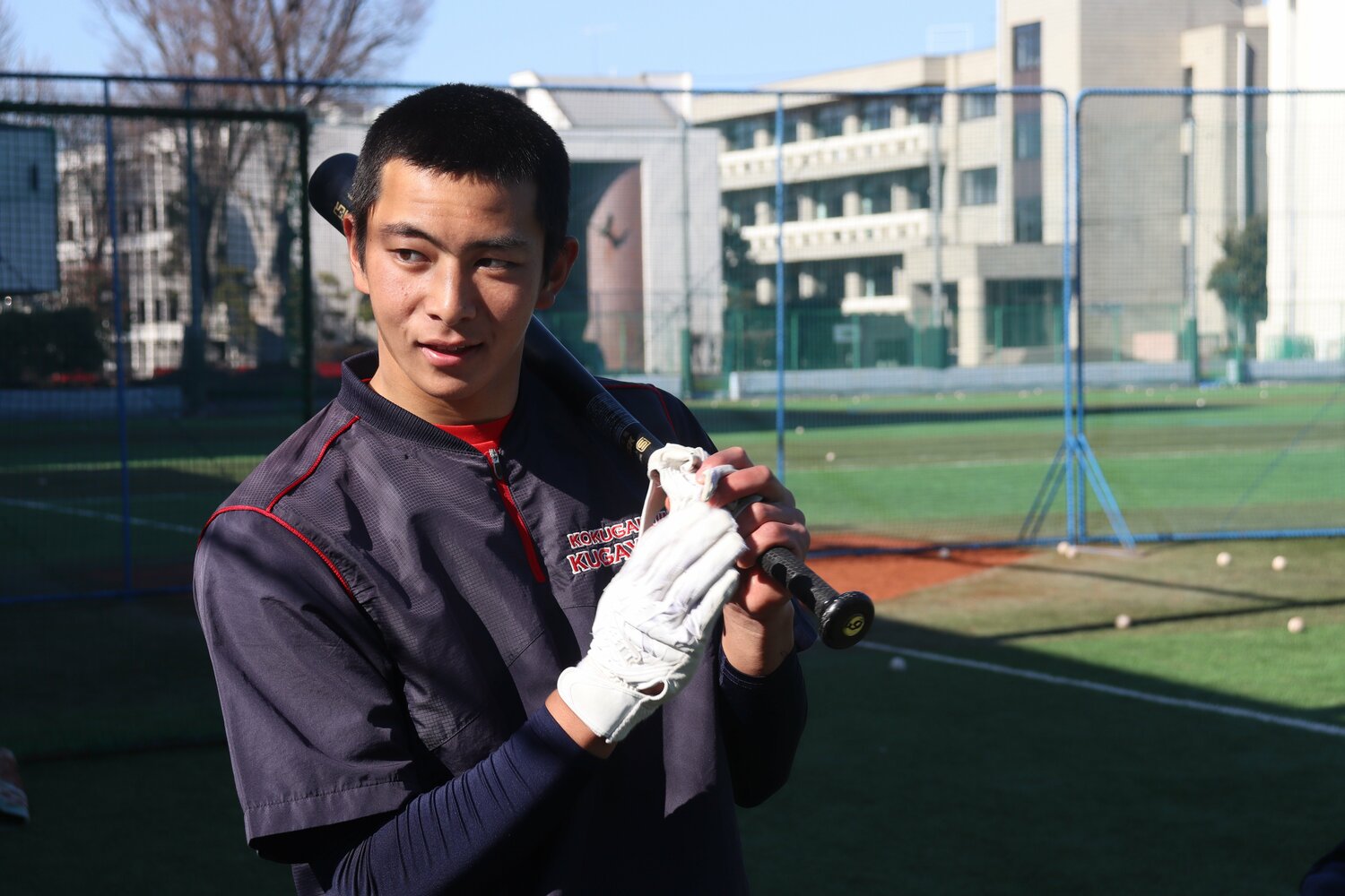 4番打者で身長181cmの大型ショート、下川辺隼人(1月取材時) ©Yuki Kashimoto