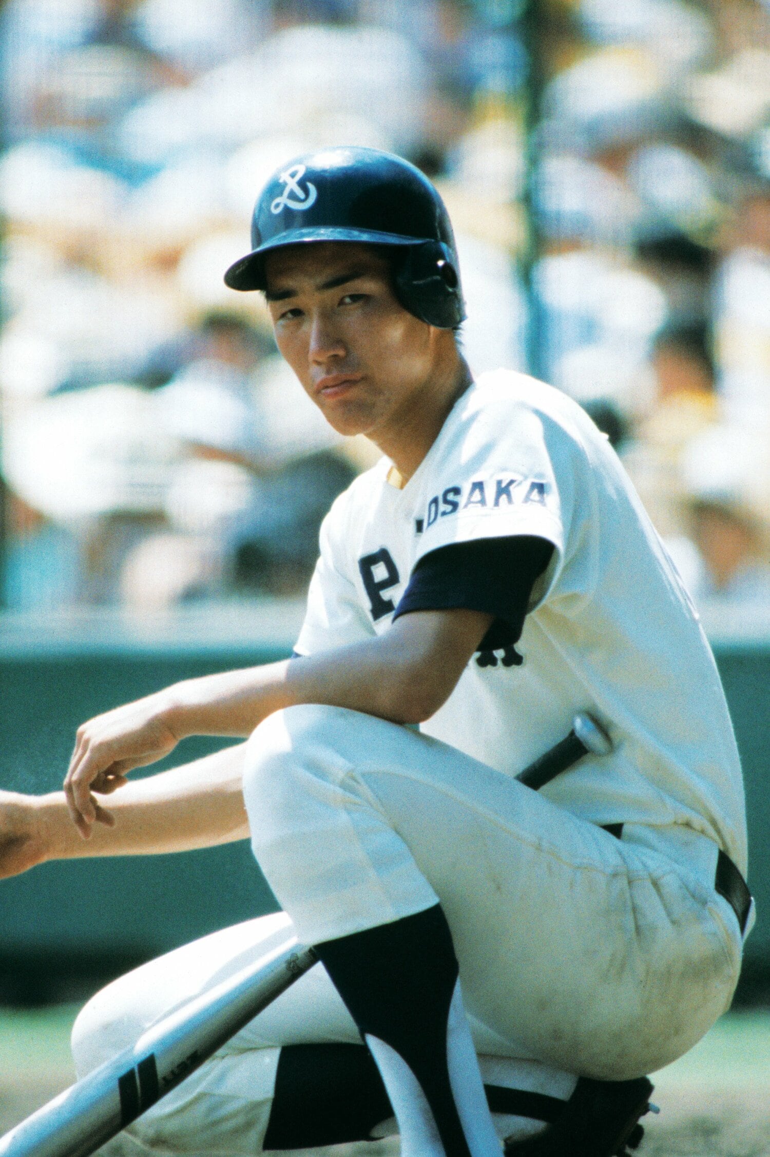 PL学園で1年夏の甲子園から4番に座った清原和博　©︎Katsuro Okazawa/AFLO