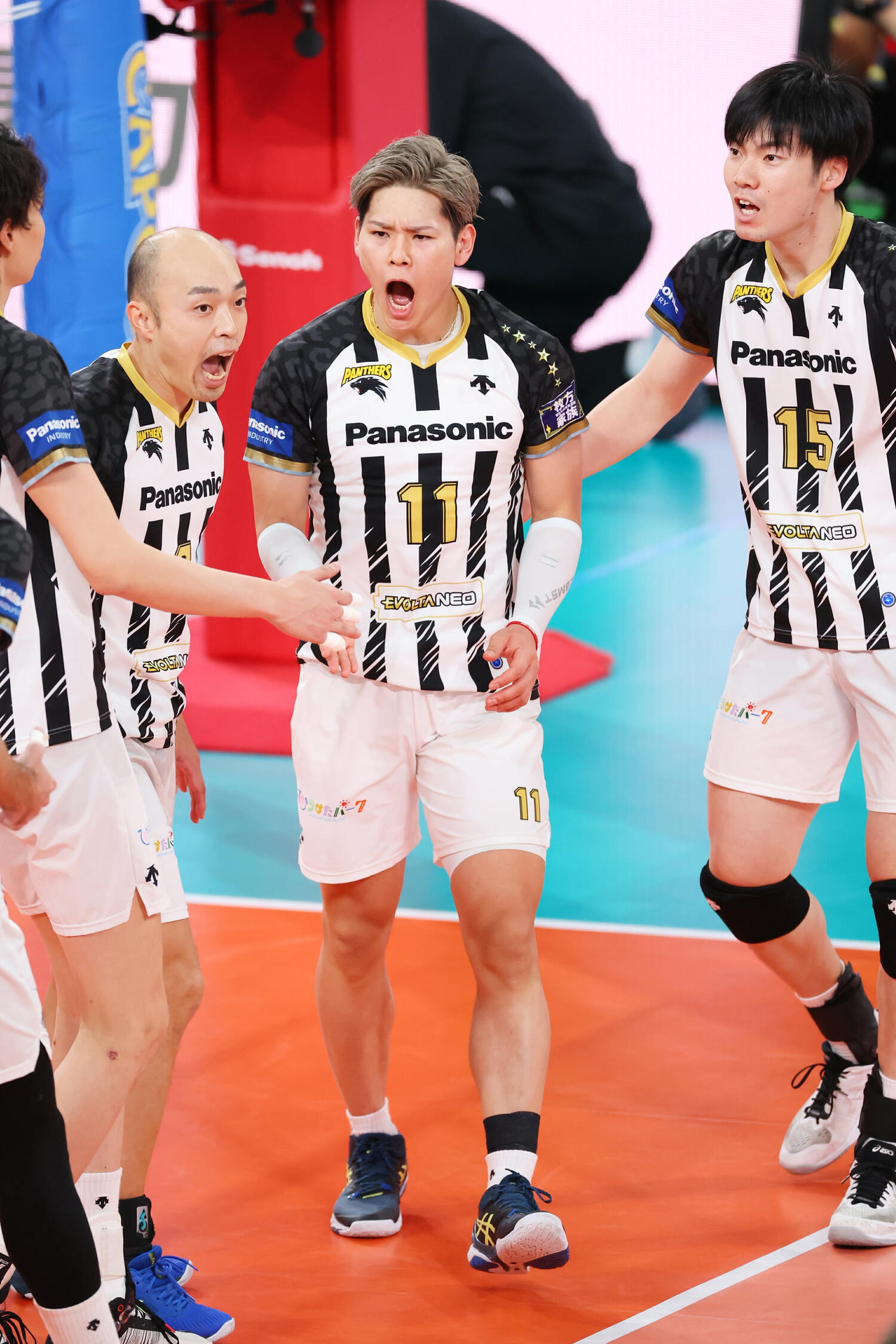 2023/24シーズンは同じパナソニックパンサーズ(現・大阪ブルテオン)でプレー ©︎Naoki Morita/AFLO SPORT