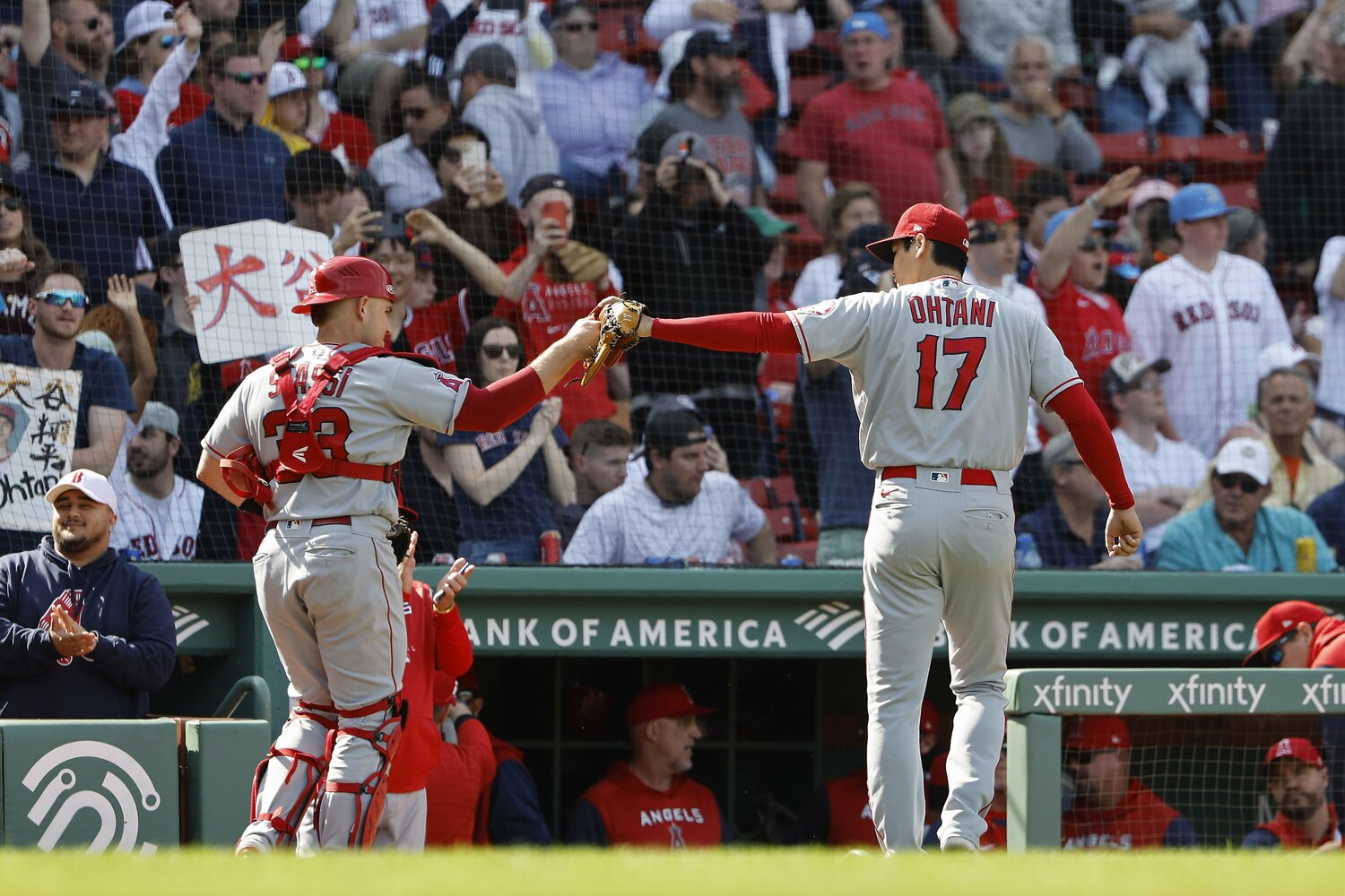 レッドソックス戦にて ©Getty Images