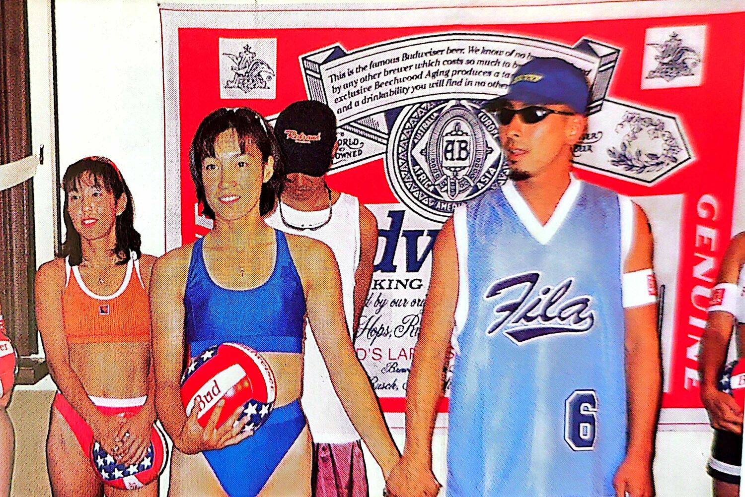 1997年、ビーチバレー転向当初の佐伯美香氏