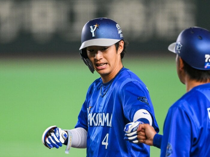 「まあ、褒めるところはないと書いておいてください」DeNA度会隆輝へ筒香嘉智の愛あるゲキと牧秀悟の感嘆…CSキーマンへ「最後はハッピーエンドに」＜Number Web＞ photograph by Nanae Suzuki