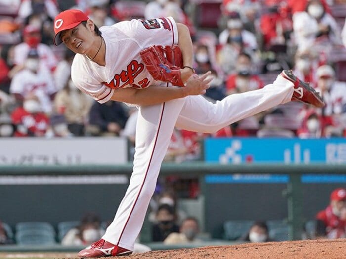 【8試合連続無失点】カープ大道温貴はなぜあんなに腕を振れるのか？ 本人が明かす「栗林さん」やコーチの言葉とは＜Number Web＞ photograph by Sankei Shimbun