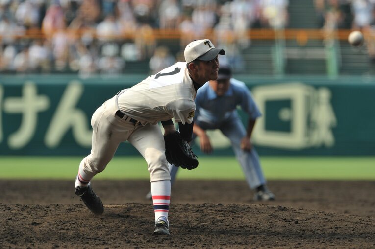 東洋大姫路時代の原樹理　©Hideki Sugiyama