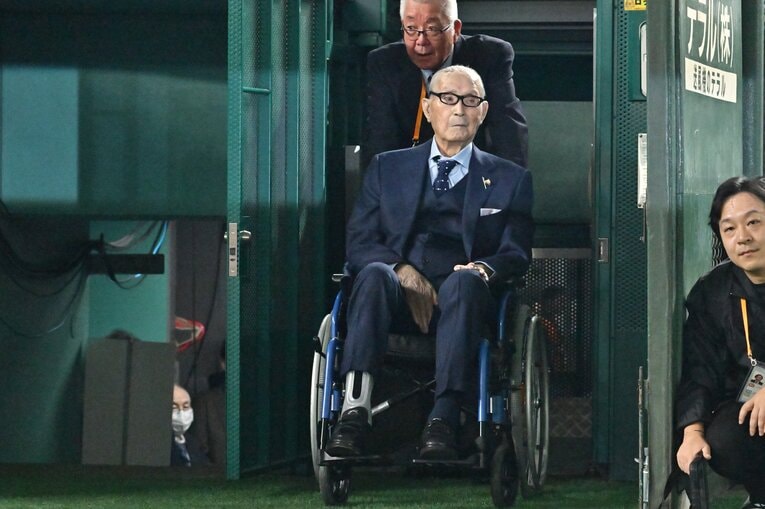 2024年11月30日、巨人90周年のセレモニーに登場　©Hideki Sugiyama