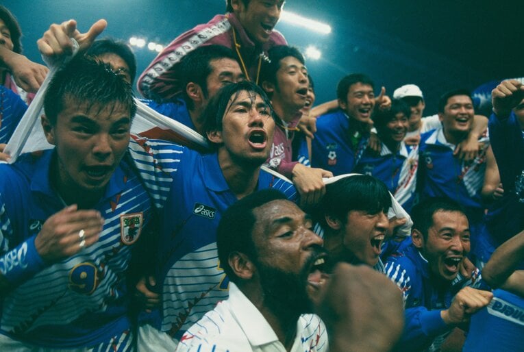 【歴代五輪代表メンバー】アトランタ五輪出場を決めた前園ら　©Naoya Sanuki