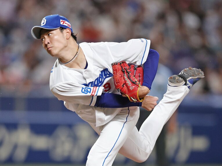 ロッテ戦で完封勝利するなど自責点0だった　©JIJI PRESS