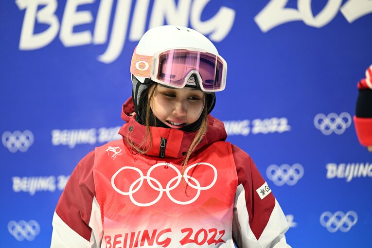 女子モーグルで5位入賞を果たした川村あんり（17歳）。競技後は「メダル取れなくて申し訳ない」とコメントを残した　©Naoya Sanuki/JMPA