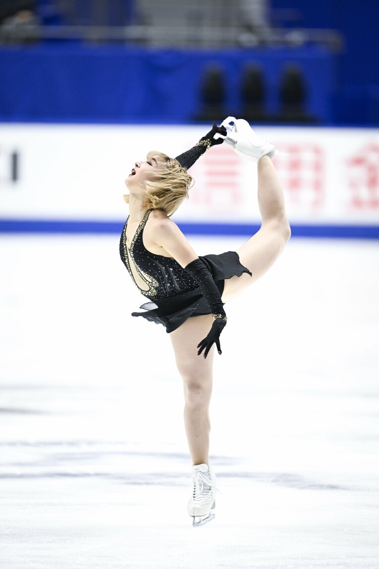 全日本選手権フリーの演技　©︎Asami Enomoto