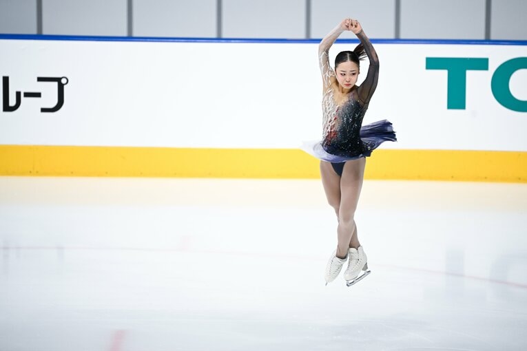 木下グループ杯、島田麻央のSP演技　©️Asami Enomoto