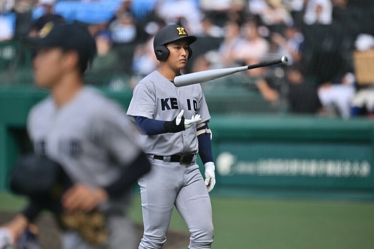 準々決勝・沖縄尚学での丸田ら慶応ナインの躍動＋森林監督の表情（全15枚）　©Hideki Sugiyama