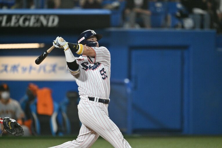 2022年には三冠王を獲得した村上宗隆　©Hideki Sugiyama