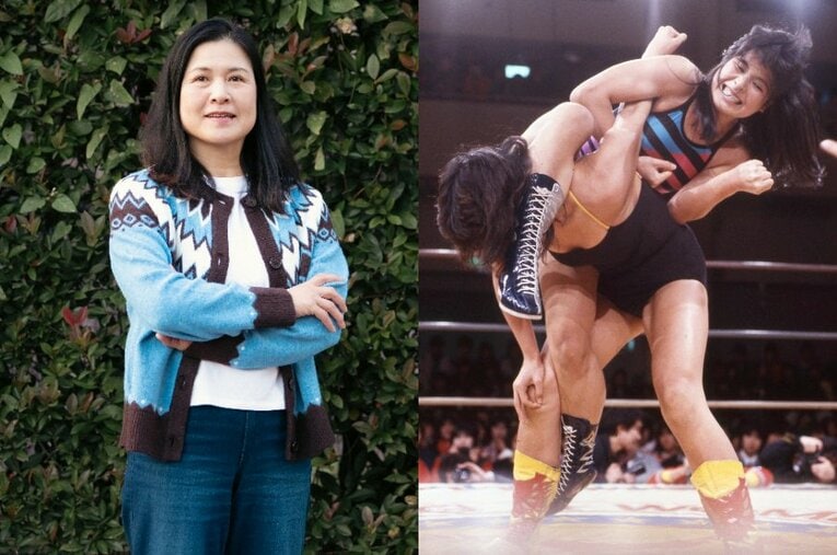 立野記代との「JBエンジェルス」でも活躍した元全女プロレスラー・山崎五紀さんのインタビュー（第2回） ／ photograph by 東京スポーツ新聞社／Shiro Miyake