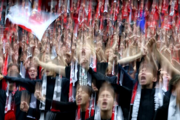 浦和サポーターの大熱狂ぶり。FIFA公式カメラマンが激写　©FIFA/Getty Images