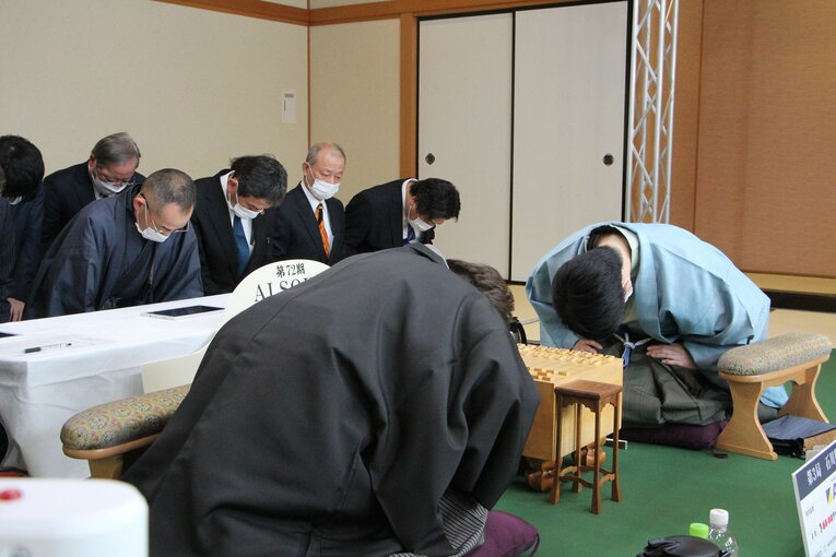 王将戦第3局　©日本将棋連盟