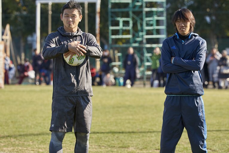 五郎丸歩×中村俊輔　©Tadashi shirasawa