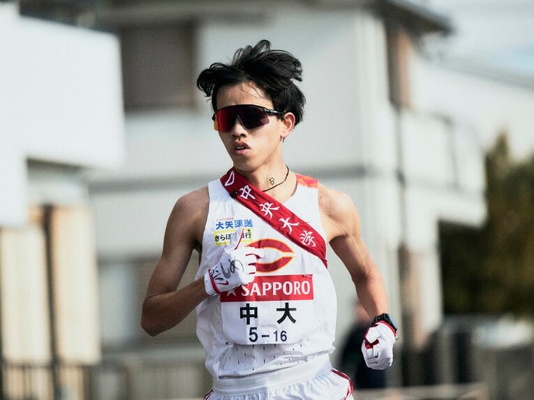 4区の岡田開成も区間2位の好走　©Yuki Suenaga