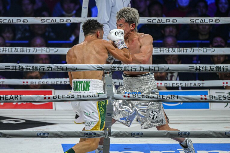 那須川天心vs.ジェーソン・モロニー。2月24日、有明アリーナ　©Takuya Sugiyama