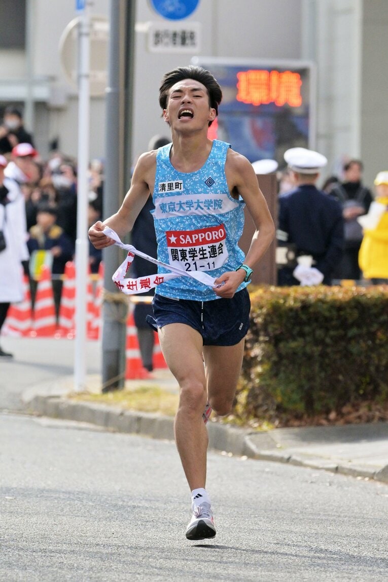 箱根駅伝9区を好走した29歳の古川　©︎JIJI PRESS