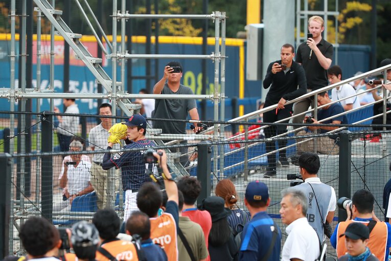 高校時代からスカウトの注目を集めていた佐々木朗希　©AFLO