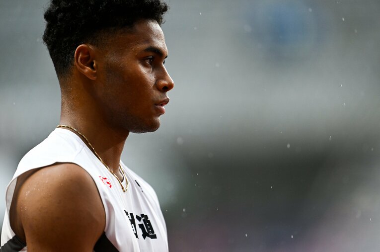 陸上400mで日本人22年ぶりの五輪決勝進出を狙う中島佑気ジョセフ。昨年からは米国を拠点にレベルアップを重ねている ／ photograph by Asami Enomoto